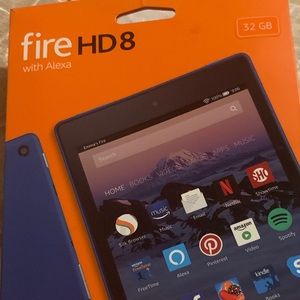 Amazon Fire HD 8 32GB Wi-Fi, 8 in Marine Blue NIB